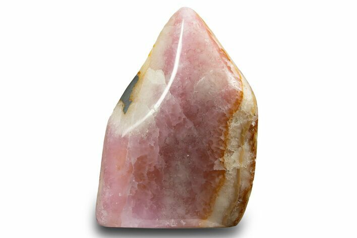 Vibrant, Free-Standing Polished Pink Calcite - Pakistan #323365
